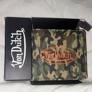 Trendy Brand New Von Dutch Camouflage Wallet🔥